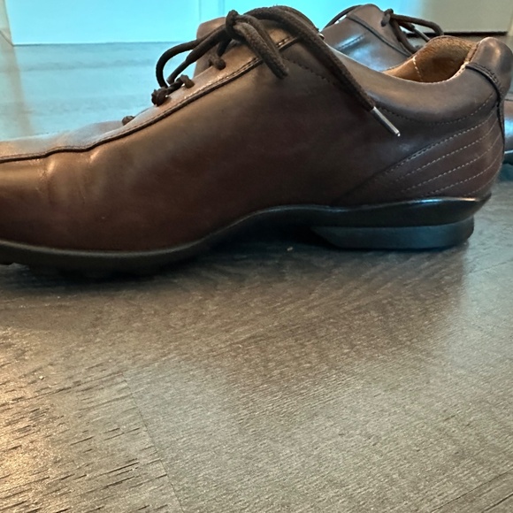 Men's Brown Leather Shoes - Picture 4 of 15